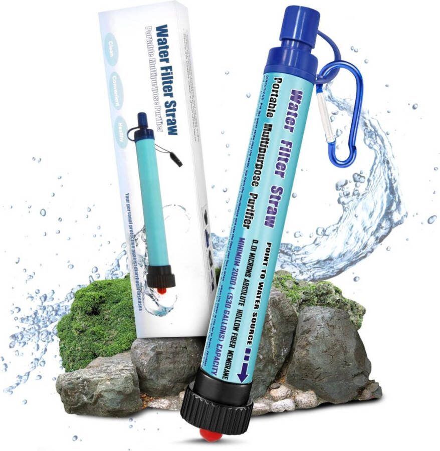 Waterzuiveringspomp Waterfiltersysteem Waterfilter Overlevingsuitrusting Noodpakket voor Oorlog Survival Kit Noodpakket voor Thuis Overleving Kit