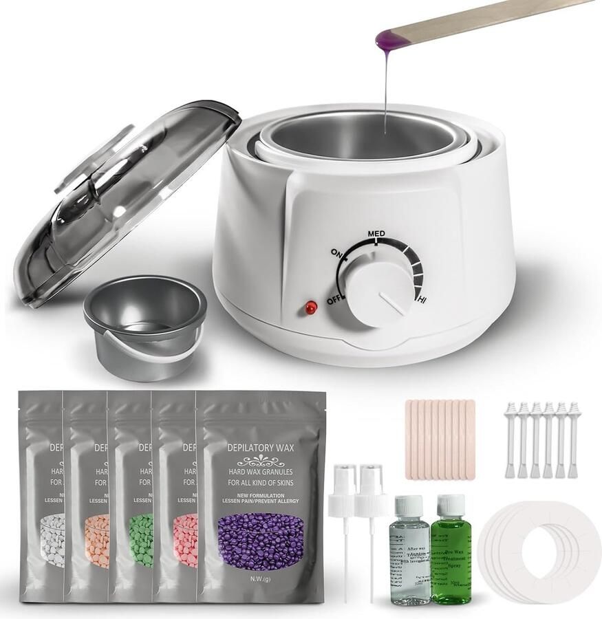 Wax Apparaat Wax Verwarmer Wax Heater Waxing Kit Ontharingsapparaat Harsapparaat Wax Ontharen Waxen Hars