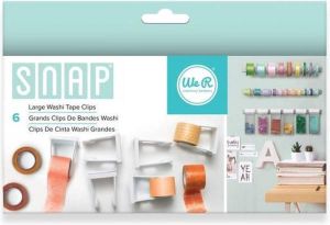 We R Memory Keepers snap washi tape clips x6 large