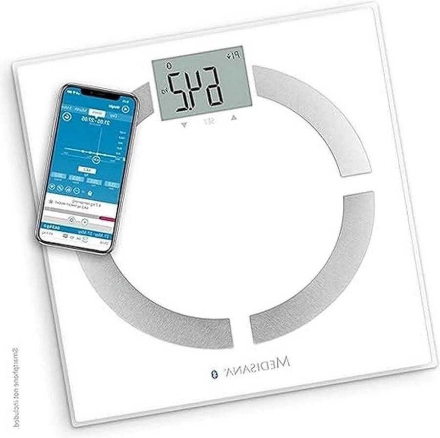 Weegschaal digitale lichaamsanalyse 180 kg lichaamsvet lichaamswater spiermassa botgewicht app