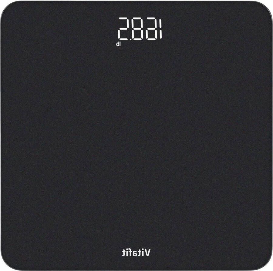 Weegschaal Personenweegschaal Professionele Digitale Personenweegschaal met LED Display en Step-On Technologie 180 kg Capaciteit Zilver Zwart Spuiten Inclusief Batterijen