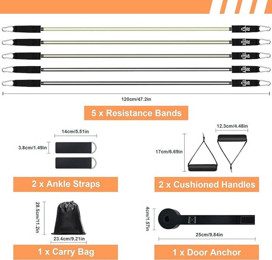 Weerstandsbanden Fitness Set 5