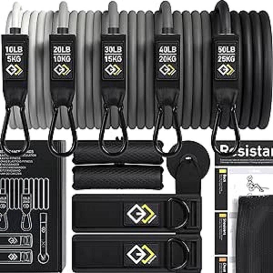 Weerstandsbanden Fitness Set 5 ‎20 x 17 x 11 cm;