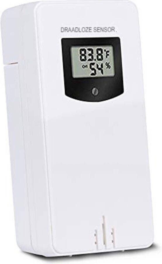 Weerstation draadloze buitensensor Weerstation met buitensensor Wit
