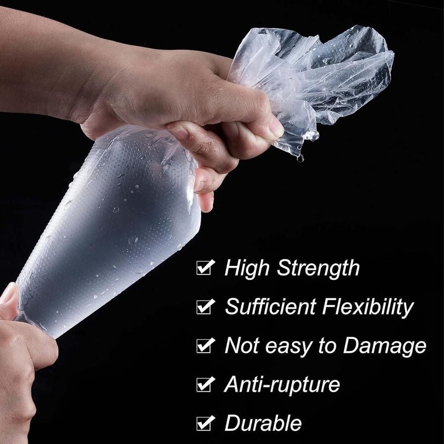 Wegwerp Gebak Zakken 30 cm 100 STKS Dikke en Antislip Icing Zakken Tipless Frosting Piping Bag Cake Cream Frosting en Koekjes Decoratie Benodigdheden spuitzakken wegwerp