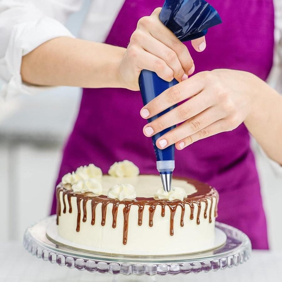 Wegwerp Piping Zakken Extra Grote Dikker 50 Inch 50 Stuks Gebak Zakken Icing Piping Zakken Voor Koekjes Cupcakes Dessert Taarten Decoreren spuitzakken wegwerp