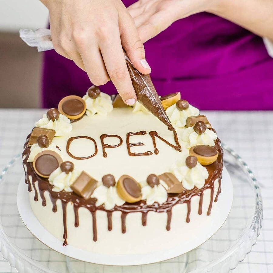 Wegwerp spuitzakken 100 stuks professioneel en extra dik voor fondant taarten en cupcakes spuitzakken wegwerp