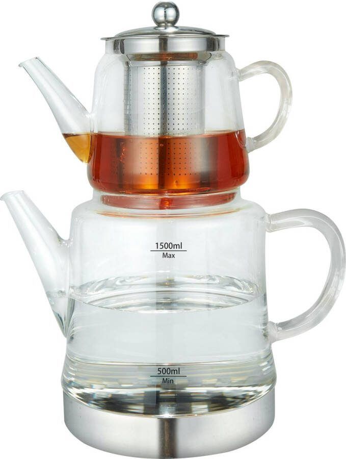 Weissberg glazen Turkse theepot 1 lt 2 lt W8656