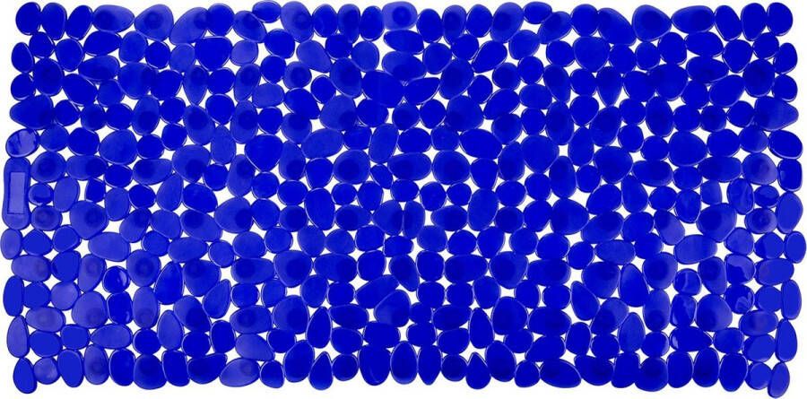 Wenko Antislip Badmat Paradise blauw 71x36 cm