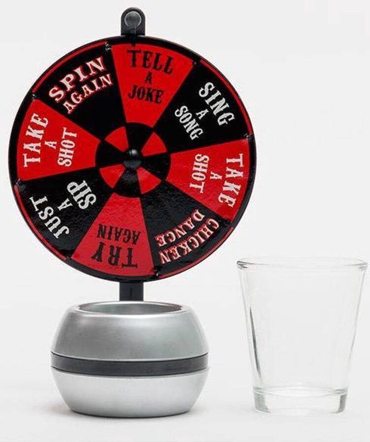 Wheel of Shots Drankspel vrijgezellenfeest verjaardagsfeest carnaval oud en nieuw