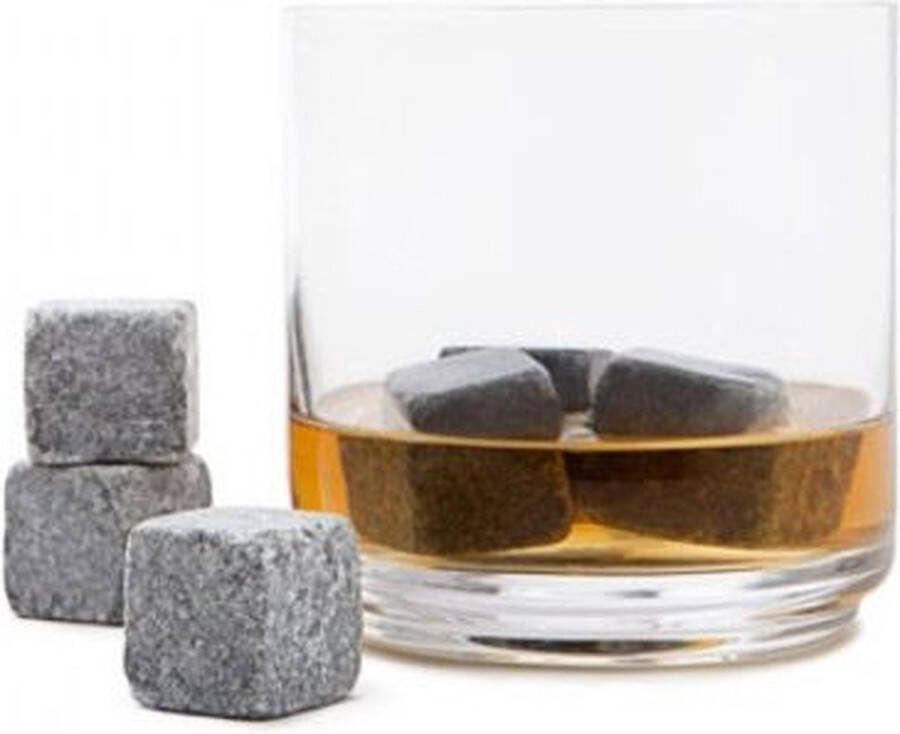 Merkloos Sans marque Whiskey stones IJsblokken van natuursteen 9 stuks