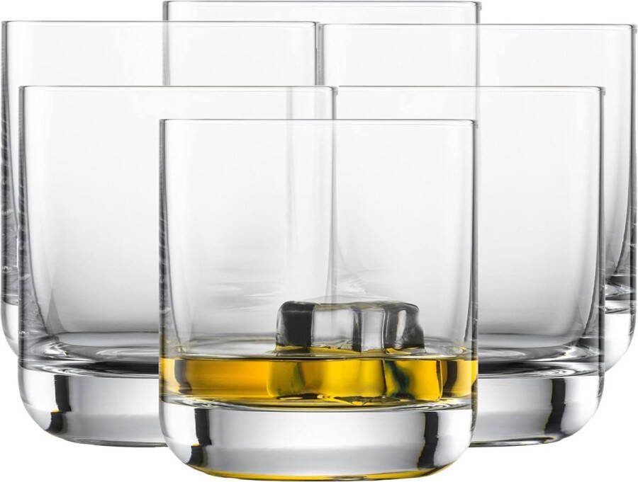 Whiskyglas 175531 whiskybeker Convention 6 whiskyglas loodvrij kristalglas transparant 8 x 8 x 8 9 cm