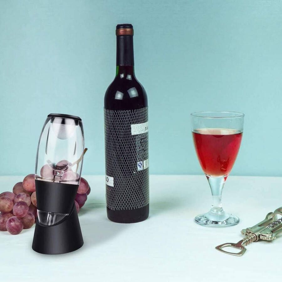 Wijnbeluchter wijndecanteerder premium wijndecanteerder met venturi-effect wijnkaraf decanteerder rode wijn Aeratorset snelst ontnuchterende wijnbeluchter