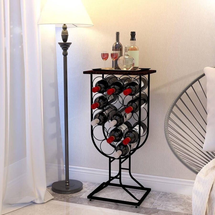 Wijnhouder. Wijnrek huisbar Mooi design _‎79 37 x 36 19 x 6 35 cm;