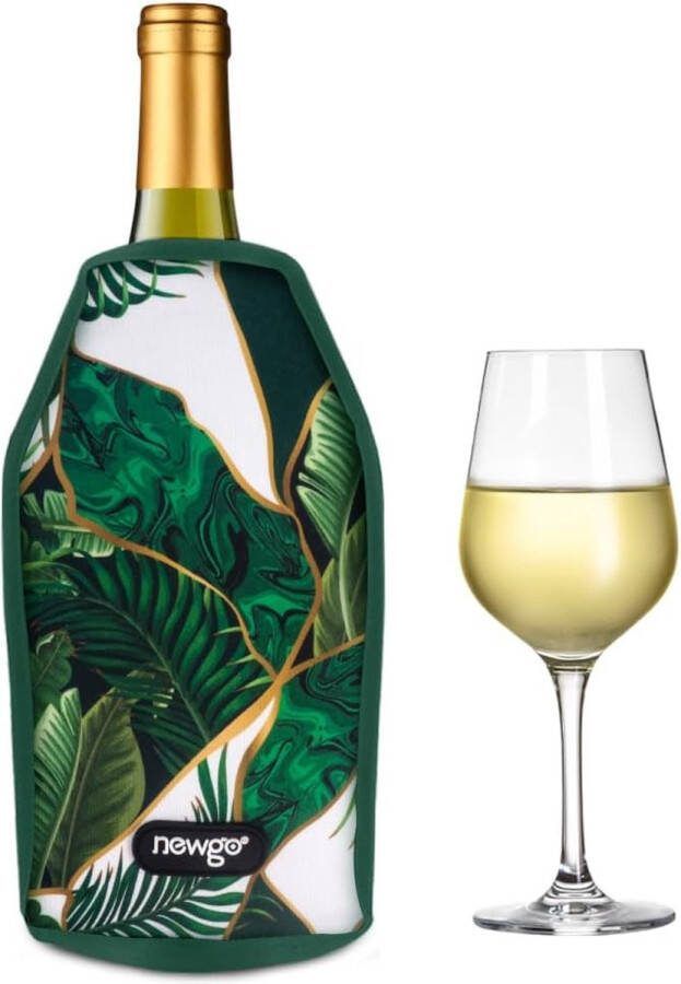 Wijnkoeler champagnekoeler hoes manchetten flessenkoeler koelmanchet voor wijn champagne flessen waterafstotende stof (planten)