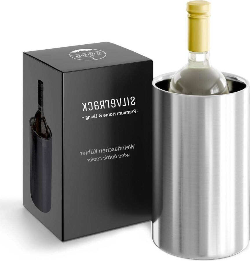 Wijnkoeler roestvrij staal champagnekoeler flessenkoeler wijnkoeler en drankkoeling Wine Cooler buitenkoeler voor wijn- en champagneflessen