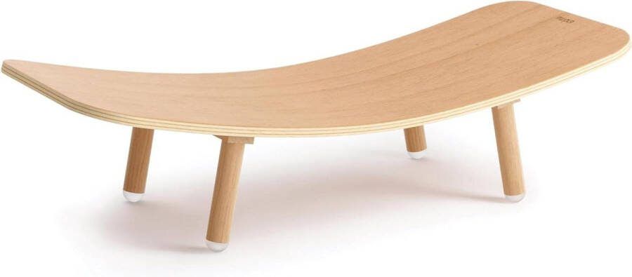 Wijnrek voor 5 flessen moderne houten flessenhouder naturel eenheidsmaat