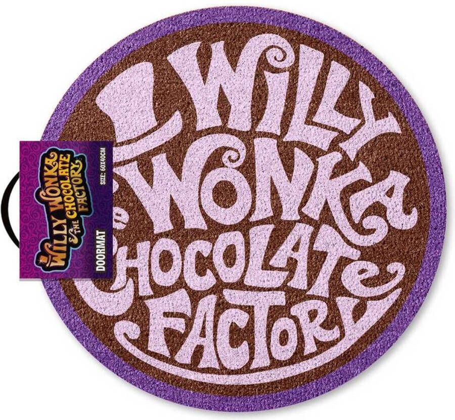 WILLY WONKA Factory Round Doormat 49 cm