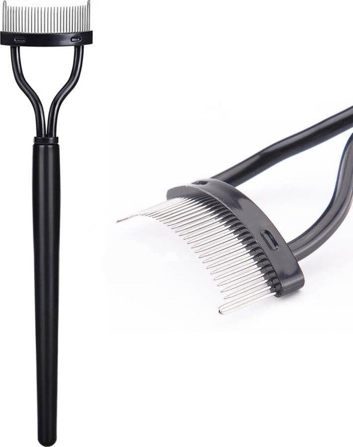 Wimperkam scheider Wenkbrauwkwast Wimperkruller Zwart wimperkruller Lash lift Wimper lift Classic Eyelash Curler Eyelash comb