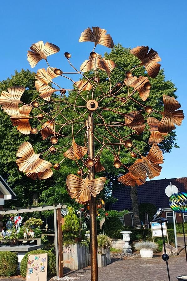 WINDMOLEN GINKO TUINSTEKER METAAL TUINSTEKER GEPOEDERCOAT