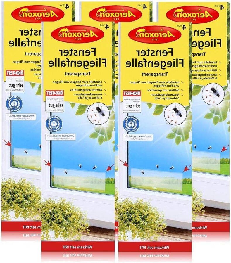 Window Fly Trap 5 Packages Effectieve Vliegenval