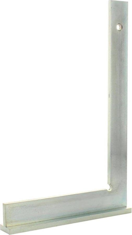Winkelhaak met aanslag van verzinkt staal 600 x 330 mm meetgereedschap bouwvakkers