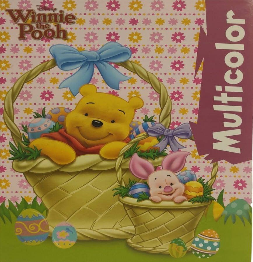 Winnie The Pooh Kleurboek Pasen Kleurboek Pasen DIsney Multicolor