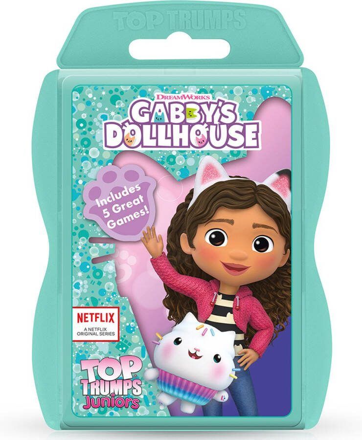 Winning Moves Gabby's Dollhouse Kaartspel Top Trumps Junior Engels