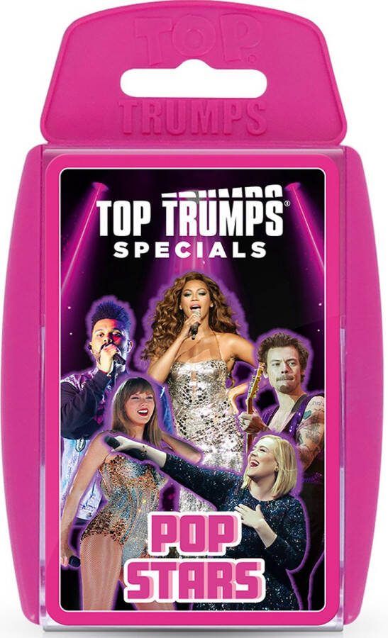 Winning Moves Music Popstars Speelkaarten Top Trumps (Engels)