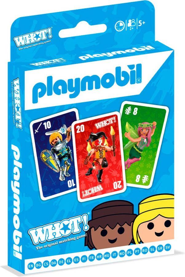Winning Moves Playmobil Speelkaarten WHOT! (Meertalig)