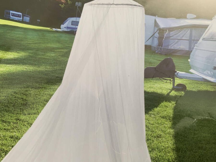 Merkloos Sans marque Witte klamboe voor een eenpersoons bed 40 x 230 x 630 cm Polyester