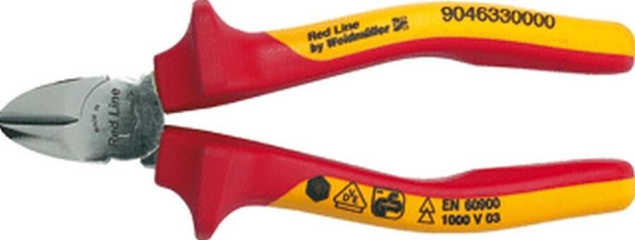 WM zijkniptang SE HD le 180mm afwerking verchr ge\xefsoleerd