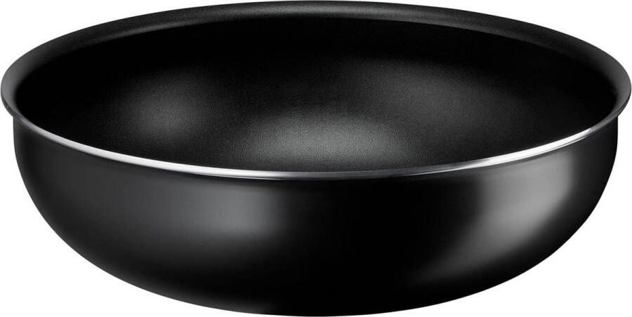 Wokpan Ø 28 cm aluminium met antiaanbaklaag voor gas en oven pastasalta met thermosignaal afneembare handgreep
