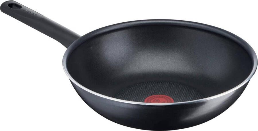 Wokpan 28 cm antiaanbaklaag resistent 6 tot 8 personen gemaakt in Frankrijk B56419AZ