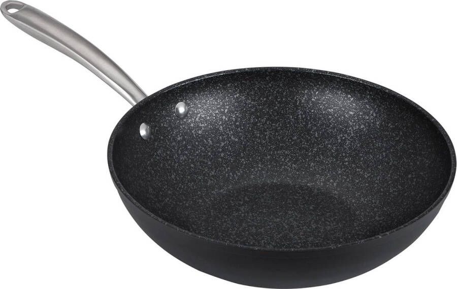 Wokpan 29cm Scratch Guard Krasbestendig en Inductie Geschikt