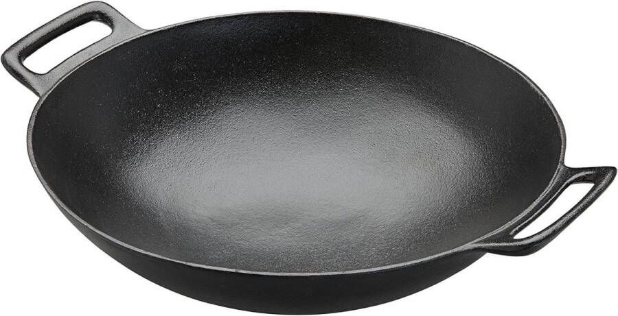 Wokpan inductie hoogwaardige geëmailleerd gietijzer scherp aanbraden Aziatische keuken geschikt voor fornuis en grill Wokpan inductie