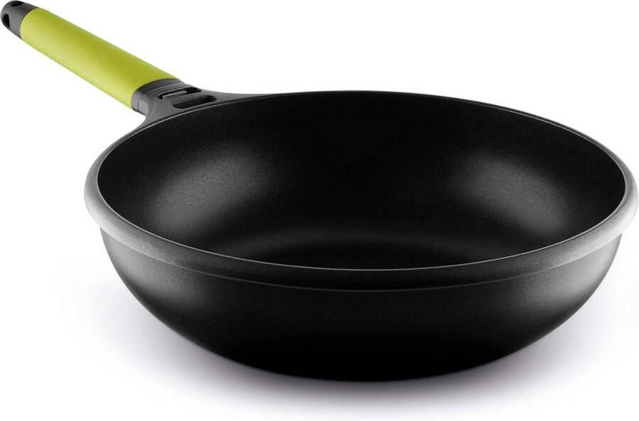 Wokpan inductie met mango en kiwi 28 cm FUNDIX