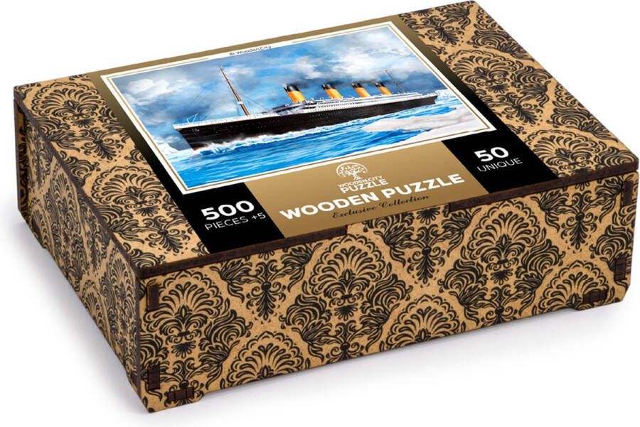 Wooden City Puzzel: TITANIC 505 50 in hout 8+