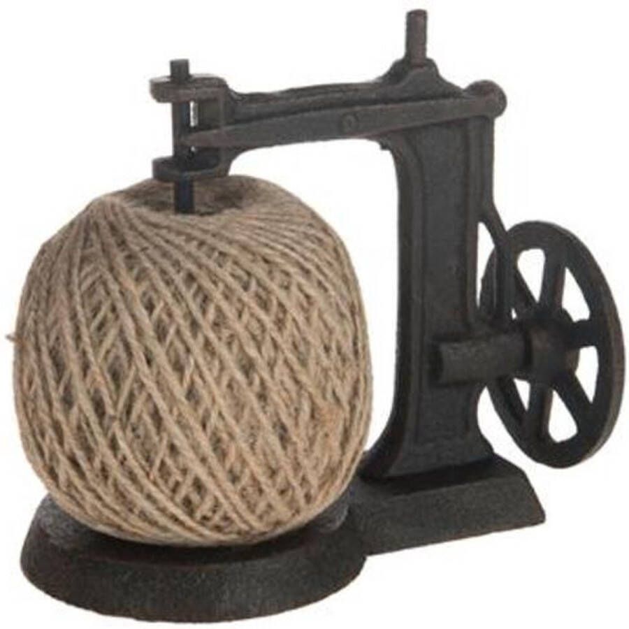 Woonaccessoires Spool sewing Machine With Rope Ball Cast Iron 17x17x10cm