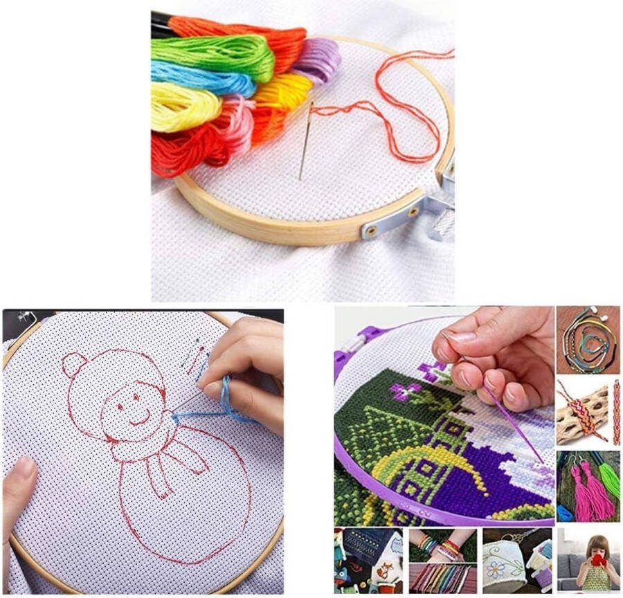 WYMAODAN 112 gestrand borduurgaren katoenen naaigaren gestrand borduurgaren floss kruissteekgarenpakket DIY naaigereedschap
