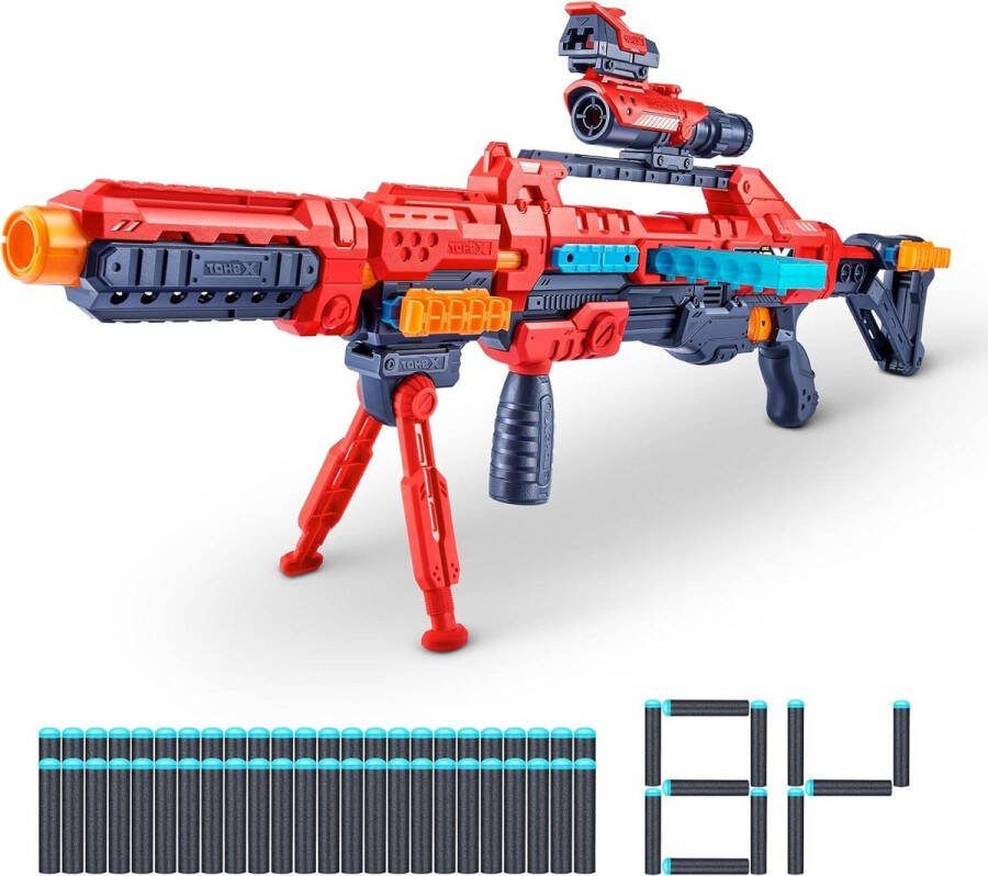 X-Shot Excel Regenerator Foam Blaster 8 jaar 1000+ Combinaties 48 Darts ZURU Rood