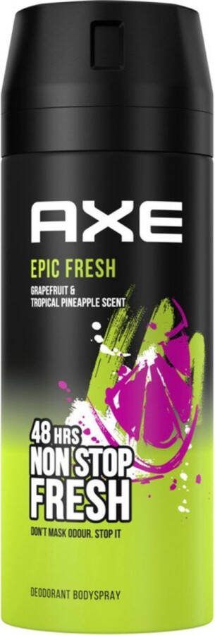 X4 Axe Deodorant Bodyspray Epic Fresh 150 ml