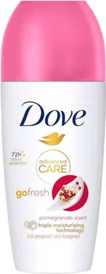 X6 DOVE Deodorant Roll-On Anti-Transpirant Pomegranate Scent