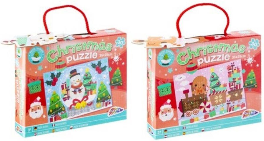 Grafix Xmas puzzel 30 stukjes (1stuk)