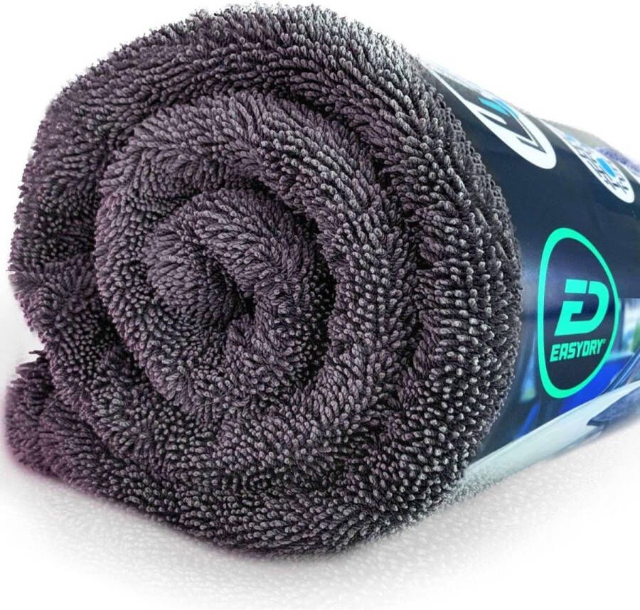 XXL Auto droogdoek pluisvrij absorberend streepvrij microvezeldoek microvezel 1600 GSM doeken 50x80cm + opbergtas