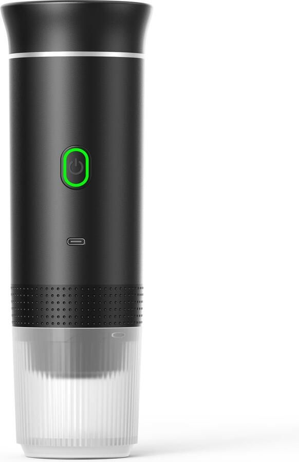 YHS Draagbare Koffiezetapparaat Draadloos 12 Volt Espresso Koffiezetapparaat Fit Nespresso Dolce Pod Capsule Koffie Gemalen Koffie Koffiezetapparaten Elektrische Oplaadbaar Zwart