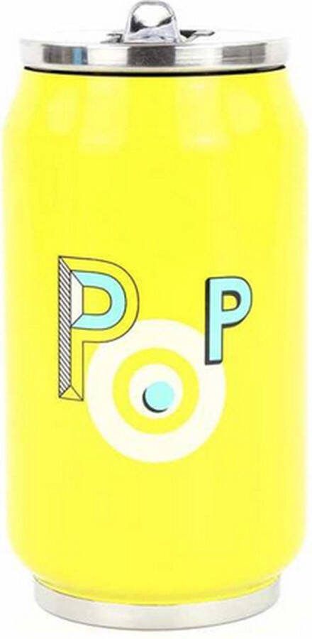 YK Design Thermoskan Pop 280ml 13cm isoleerdoos dubbelwandig roestvrij staal siliconen afdichting BPA-vrij 1637 80888