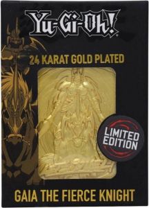 Yu-Gi-Oh! 24 Karat Gold Plated Card Gaia The Fierce Knight Limited Edition to 5000 worldwide