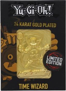 Yu-Gi-Oh! 24 Karat Gold Plated Card Time Wizard Limited Edition worldwide 5000