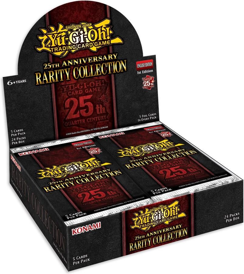 Yu-Gi-Oh 25th Anniversary Rarity Collection Booster Display